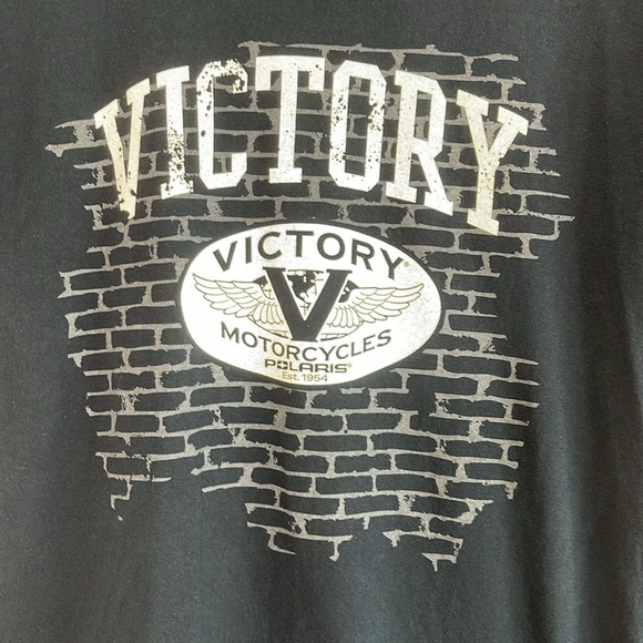 Victory Motorcycles Men’s Gildan Graphic Short Sleeve T-Shirt Crewneck Polaris M - Picture 3 of 11